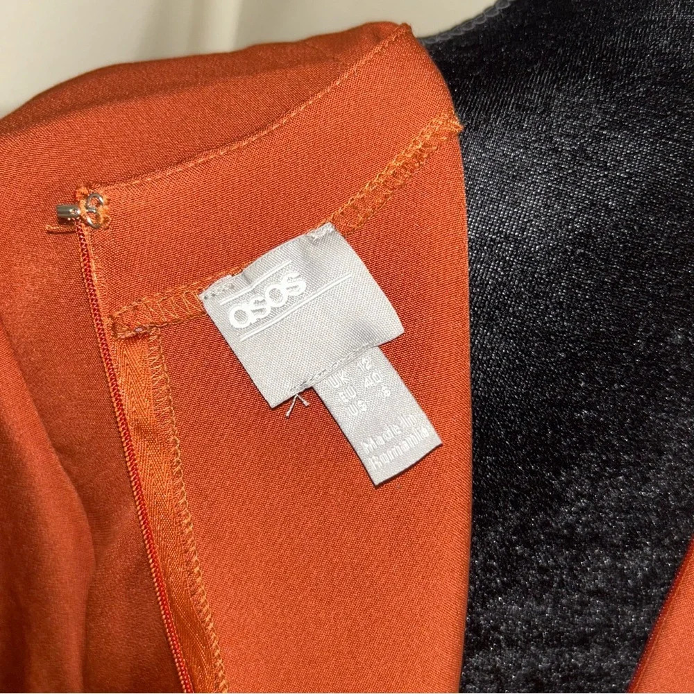 Asos Design Asymmetric Button Shift Long Sleeve M… - image 8